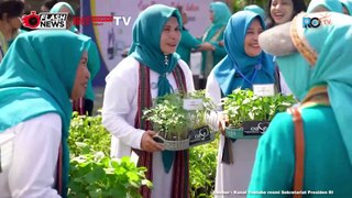 Ibu Iriana Dan Anggota OASE KIM Kunjungan Kerja Ke NTB Sosialisasi Daur Ulang Sampah Plastik