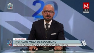 Instalan mesa de seguridad que atenderá el proceso electoral del 2 de junio