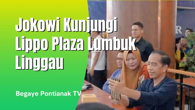Jokowi Kunjugi Lippo Plaza Lumbuk Linggau, Pengunjung Histeris