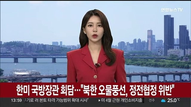 한미 국방장관 회담…