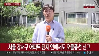 수도권 곳곳 '오물풍선' 발견…아파트 단지에도 떨어져