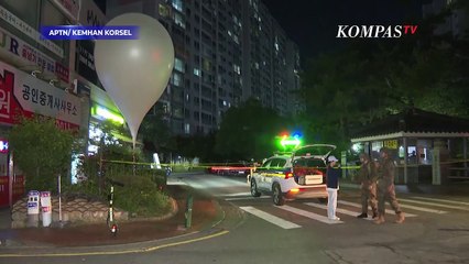Lagi, Korut Teror Korsel Lewat Balon Berisi Sampah