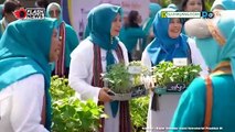 Ibu Iriana Bersama Anggota OASE KIM Kunjungan Kerja Ke NTB Sosialisasi Daur Ulang Sampah Pastik