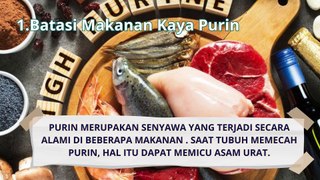 5 Pantangan Makanan untuk Pengidap Penyakit Asam Urat dan apa saja pantangannya