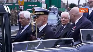 Festa della Repubblica, Mattarella e Crosetto a bordo della storica Lancia Flaminia