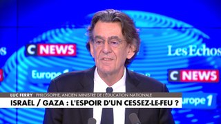 Luc Ferry : «Je suis favorable à la reconnaissance de deux états»