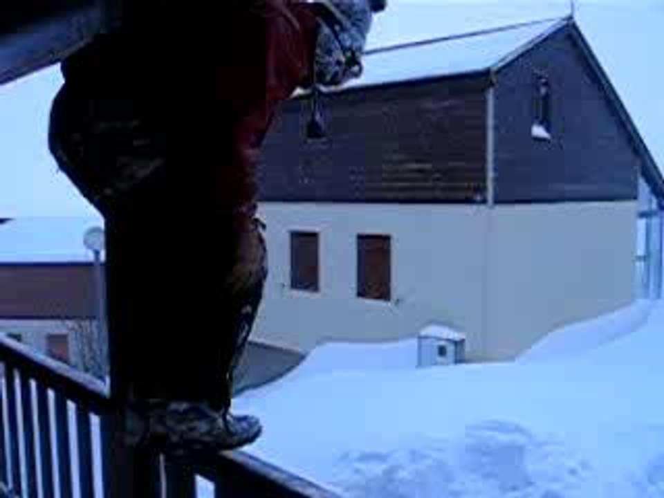 saut neige