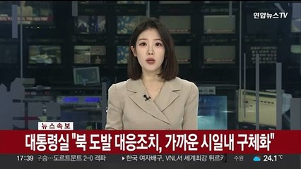 [속보] 대통령실 "북 도발 대응조치, 가까운 시일내 구체화"