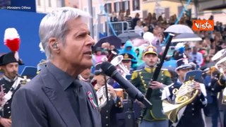 Festa della Repubblica, Claudio Baglioni canta l'Inno di Mameli ai Fori Imperiali