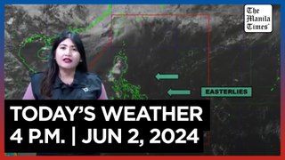Today's Weather, 4 P.M. | Jun. 2, 2024