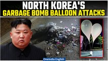 VIDEO: North Korea's Kim Jong un Attacks South Korea With Over 600 Stinking Trash Balloons