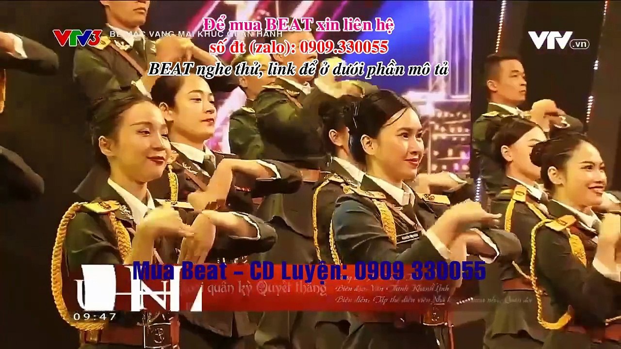 [Karaoke] Dưới Quân Kỳ Quyết Thắng - Nhà hát Ca Múa Nhạc Quân Đội