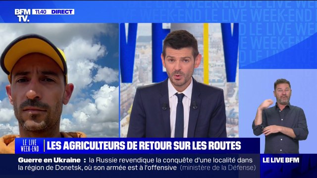 Manifestation des agriculteurs: L'objectif c'est de montrer qu'on est toujours là , explique le président de la coordination rurale des Pyrénées-Atlantiques