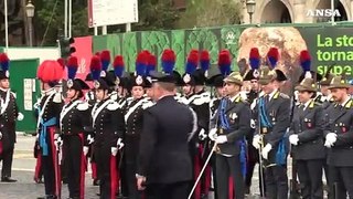 2 giugno, la cerimonia all'Altare della Patria con Meloni e Mattarella