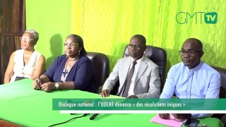 [#Reportage] Dialogue national : l’UDERE dénonce « des résolutions iniques »