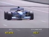 F1 – Michael Schumacher (Benetton Renault V10) laps in qualifying – Australia 1995