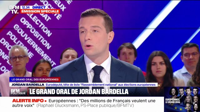 La France Insoumise et la gauche font campagne en instrumentalisant le conflit israélo-palestinien , déclare Jordan Bardella