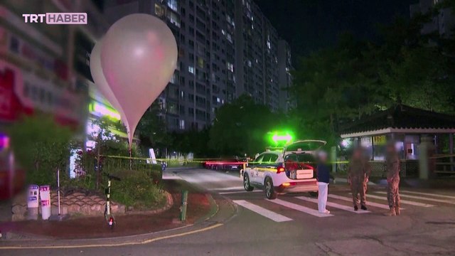Kuzey Kore, Güney Kore'ye içinde çöp bulunan yaklaşık 720 balon daha gönderdi