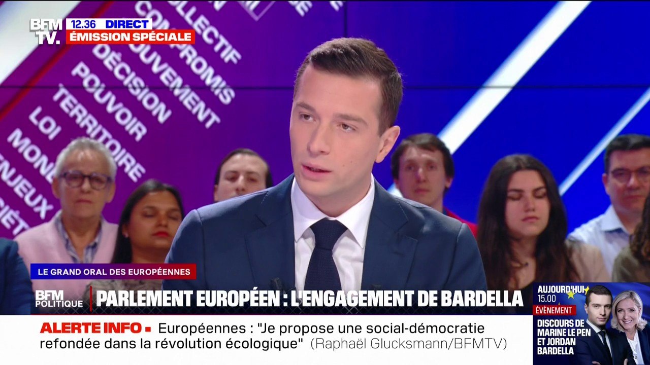 Présidentielle 2027: "Si nous gagnons les élections et que je suis amené à exercer des responsabilités au niveau national, je quitterai mon mandat de parlementaire", déclare Jordan Bardella (Rassemblement national)