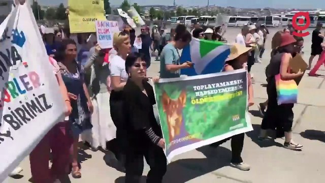 İstanbul'da büyük protesto: Susma haykır katliama hayır!