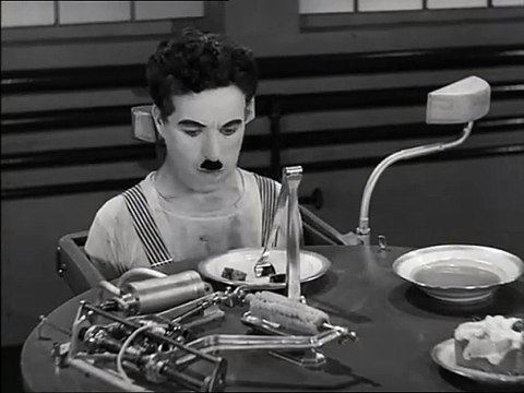 Tiempos Modernos (1936) con Charlie Chaplin