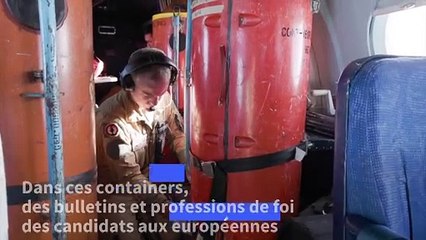 Européennes: les bulletins de vote largués par avion en Polynésie française