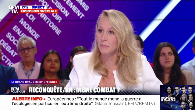 Reconquête/ RN : La grande différence, [...] c'est que nous avons 92 mesures, donc 4 fois plus que le Rassemblement National , déclare Marion Maréchal
