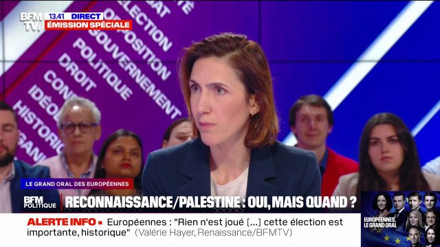 Palestine/Israël: La solution à deux États c'est celle vers laquelle on doit tous converger , déclare Valérie Hayer