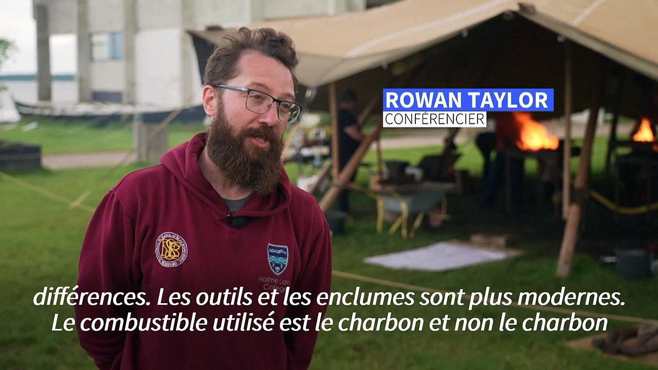 Au Danemark, des forgerons travaillent à la reconstitution d'un bateau viking