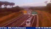Lunghe code all'uscita Rosignano dopo il grave incidente al casello autostradale
