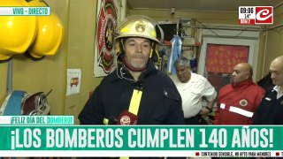 Crónica festeja el día del bombero voluntario en el cuartel del barrio 31