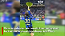 Teken Kontrak Baru, Lautaro Martinez Bertahan di Inter Milan Hingga 2029