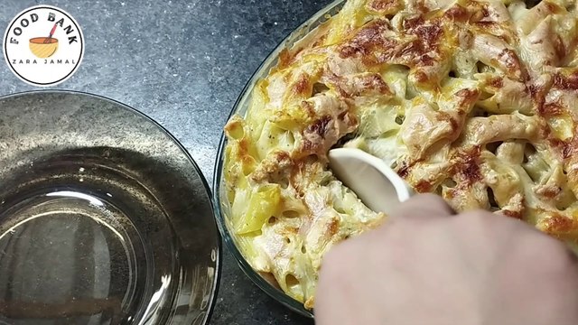 Creamy White Sauce Pasta Recipe|Homemade Creamy Pasta Recipe by Food Bank