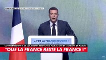 Jordan Bardella sur La France insoumise :«Ils déroulent le tapis rouge aux ennemis de la France et menacent la paix civile. Ils nourrissent un monstre qui demain les dévorera»