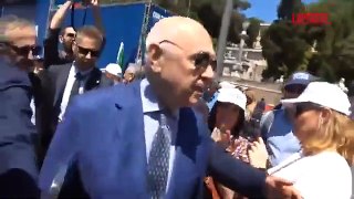 Montaruli respinge Carlo Nordio alla convention di Fratelli d'Italia a Roma: «I ministri devono stare in piazza»