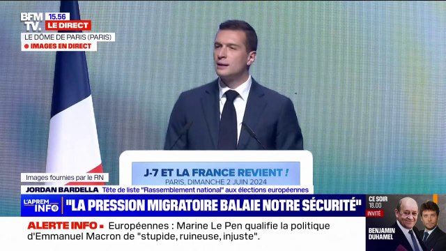 Jordan Bardella (RN): les membres de LFI ont été les relais de toutes les revendications de l'islamisme sur notre sol depuis des années