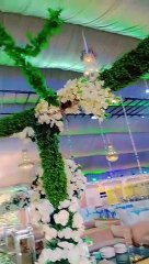 Download Video: banquets decor dj lighting drone coverage shoot view.