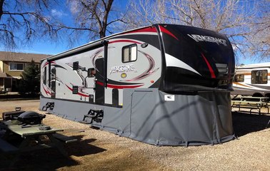 Skirting Your RV_ A Guide for a Warm & Cozy Winter