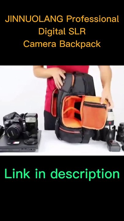 JINNUOLANG Professional Digital SLR Camera Backpack