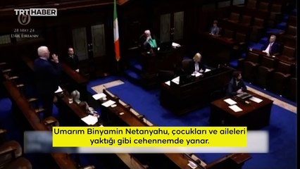 İrlandalı Milletvekili Thomas Gould Gazzeli çocuklar için gözyaşı döktü