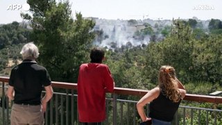 Gerusalemme, incendio vicino al Museo d'Israele