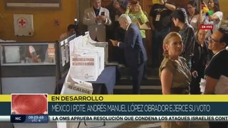 Pdte. López Obrador ejerció su derecho al voto