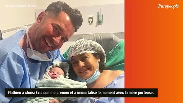 PHOTOS Mathieu (L'amour est dans le pré) sur un petit nuage, il dévoile le visage de son fils Ezio