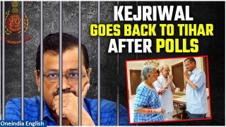 Delhi CM Kejriwal Addresses Public Meeting at AAP Office Before Returning to Tihar Jail