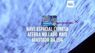 Nave chinesa aterra no lado mais afastado da Lua, numa altura em que a rivalidade no espaço é global
