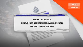 423 kes di Johor sepanjang Mei, rugi RM15.6 juta
