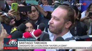Santiago Taboada emite su voto | #LaFuerzaDeTuVoto