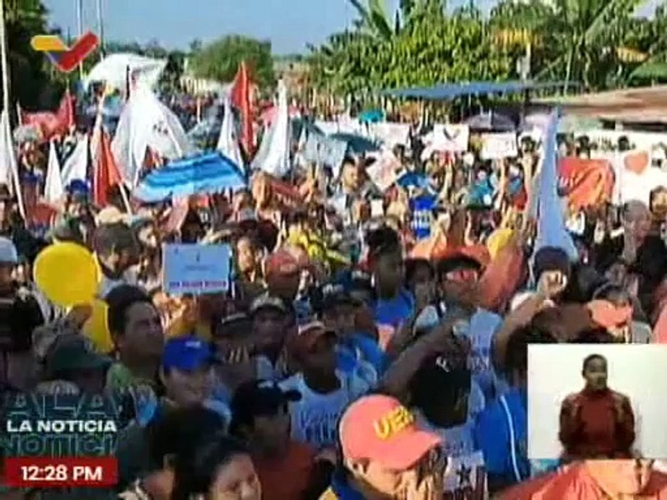 Mérida | Habitantes del mcpio. Tulio Febres Cordero marchan en respaldo al Pdte. Nicolás Maduro