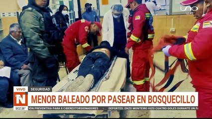 Menor baleado por pasear en Bosquecillo OKK