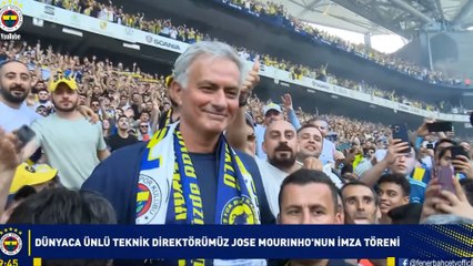 Скачать видео: Jose Mourinho Fenerbahçeli taraftarla buluştu